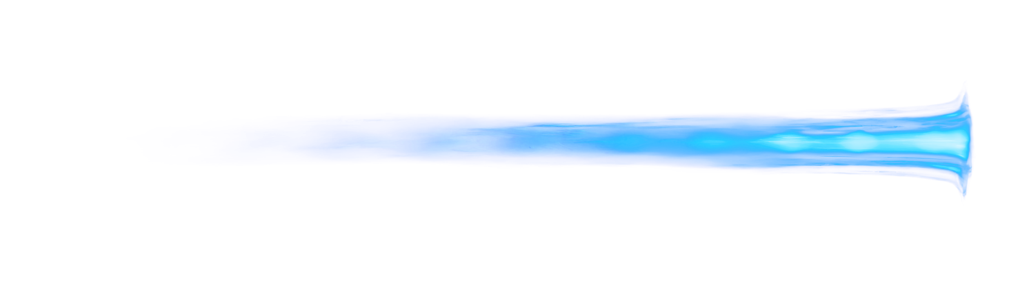 HD VFX of  Rocket Exhaust Blue Side Looping