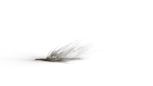 (4K) Small Dirt Blast Angled Version A 7 Effect