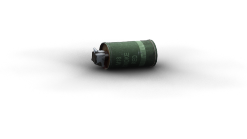 (4K) Smoke Grenade Bounce In Frame 4 Effect