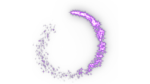 (4K) Sparkle Motion Circle 2 Purple Effect