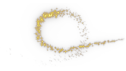 (4K) Sparkle Motion Loop 1 Yellow Effect