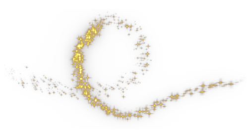 (4K) Sparkle Motion Loop 2 Yellow Effect