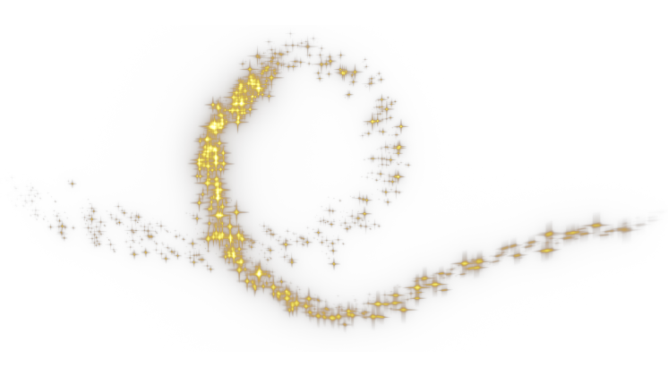 HD VFX of  Sparkle Motion Loop  Yellow
