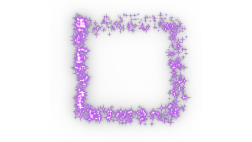 (4K) Sparkle Motion Square Purple Effect