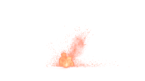 (4K) Sparks Burst Ground Wide 17 Effect