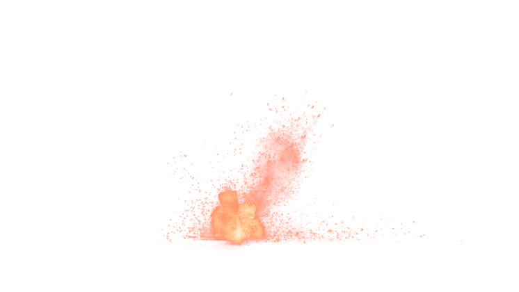 (4K) Sparks Burst Ground Wide 17 Effect