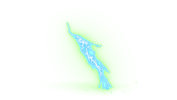 HD VFX of  Super Lightning Ground With Sparks 