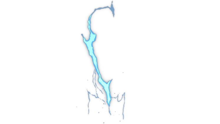 HD VFX of  Anime Lightning Bolt With Charge 