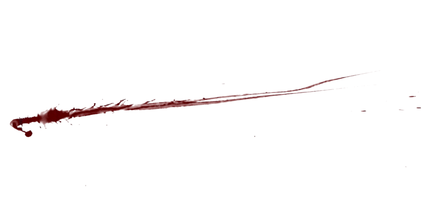 HD VFX of Blood Splatter Slice Wall 
