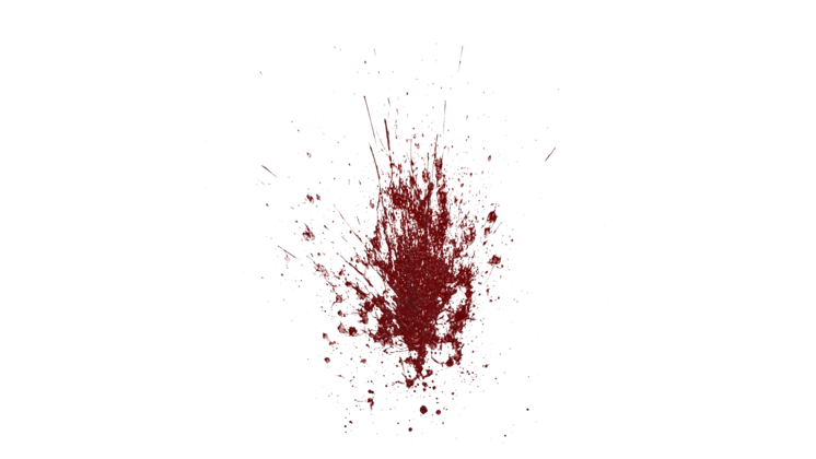 HD VFX of Blood Splatter Wall Large 