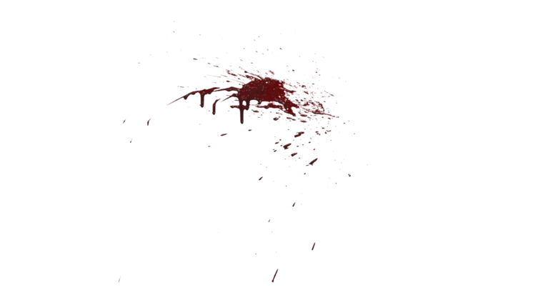 HD VFX of Blood Splatter Wall Small 