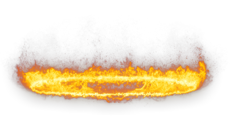 HD VFX of Looping Fire Halo 