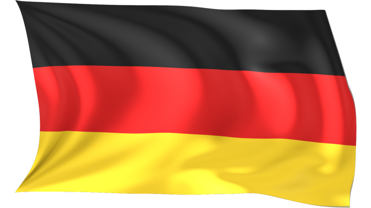 HD VFX of Looping Waving Flag Germany