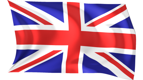 Looping Waving Flag Great Britain Effect
