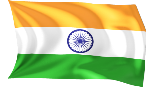 Looping Waving Flag India Effect