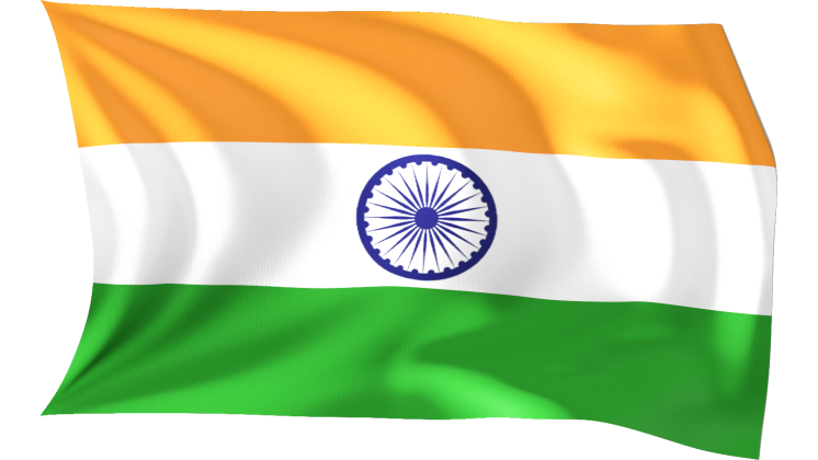 HD VFX of Looping Waving Flag India
