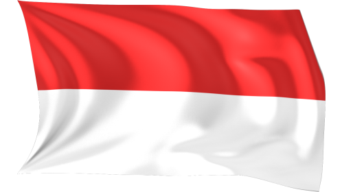 Looping Waving Flag Indonesia Effect