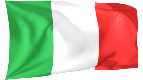 Looping Waving Flag Italy Effect