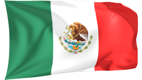 Looping Waving Flag Mexico Effect