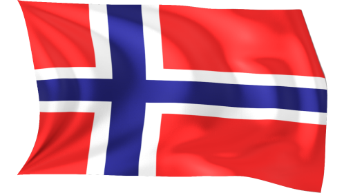 Looping Waving Flag Norway Effect