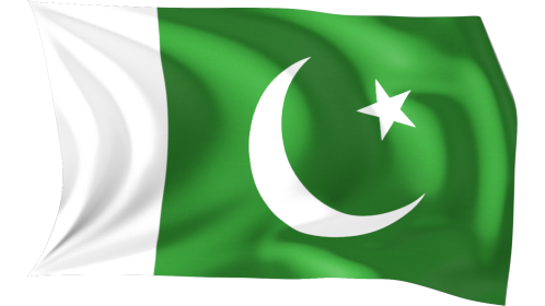 Looping Waving Flag Pakistan Effect