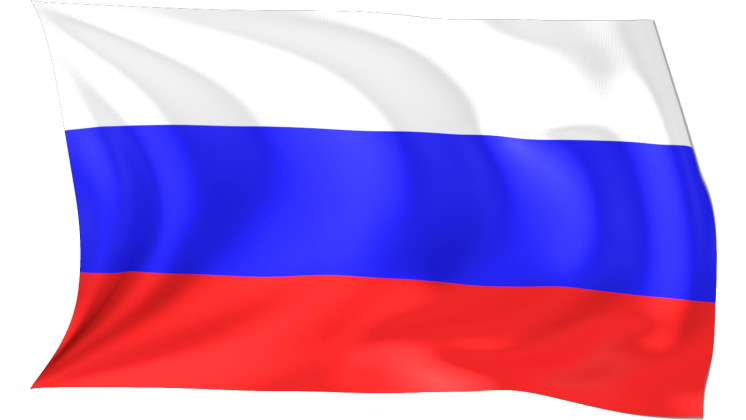 HD VFX of Looping Waving Flag Russia