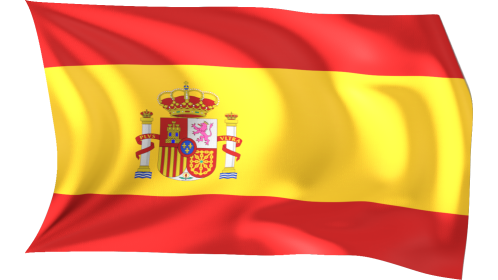 Looping Waving Flag Spain Effect