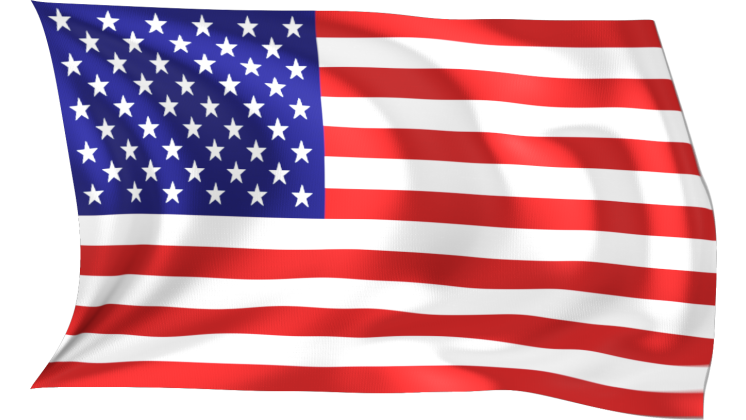 HD VFX of Looping Waving Flag USA