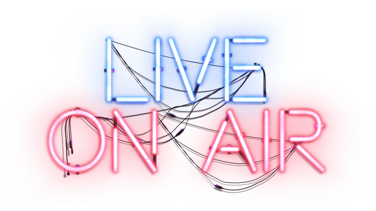 HD VFX of Neon Sign Live  Air