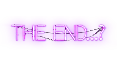 Neon Sign The End 2 Effect