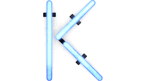 Neon Typekit K Effect