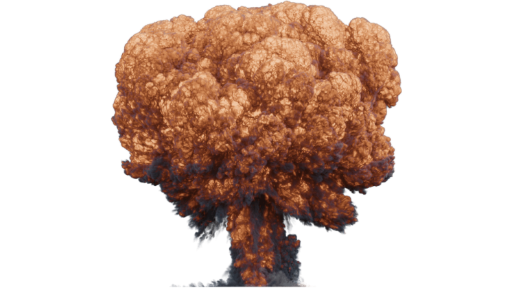 Free Video Effect of Nuclear Explosion 