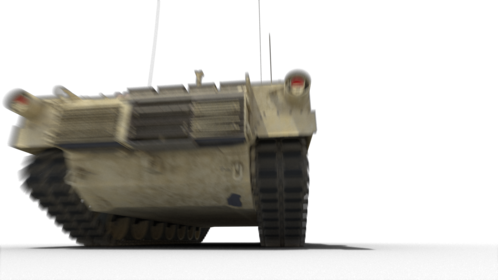 Tank Run Over Cam Away Effect