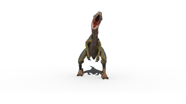 Velociraptor Scared Front 2 Effect