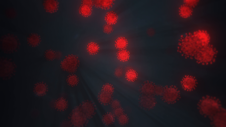 HD VFX of  Coronavirus Background 