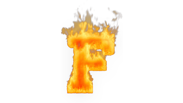 Typekit Inferno F Uppercase Effect