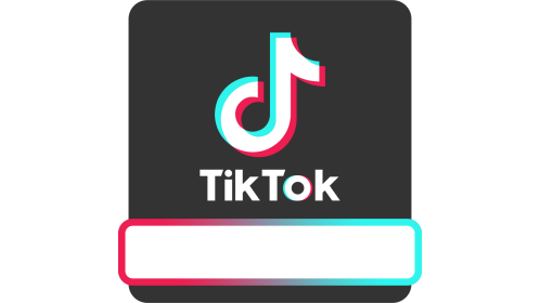 (4K) Tik Tok Badge Logo Overlay Effect