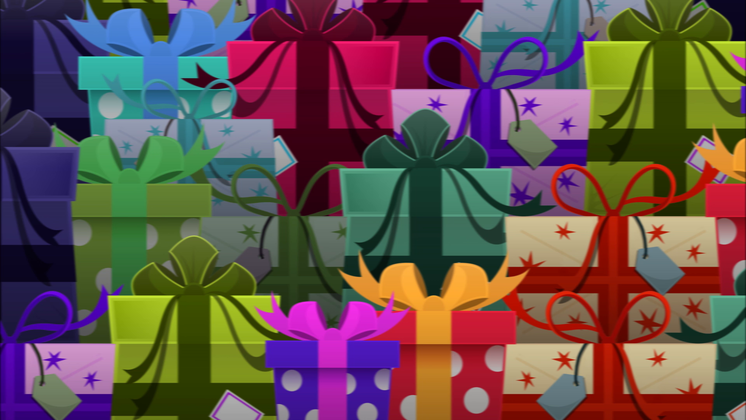 Free Video Effect of Gift Background  Loopable