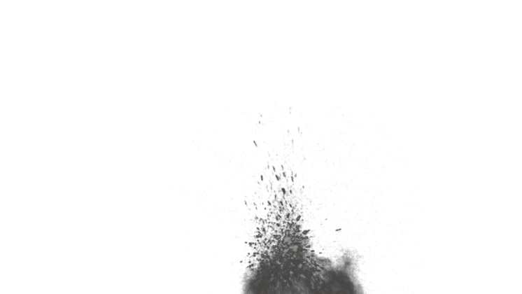 HD VFX of Ground Burst  Dust 