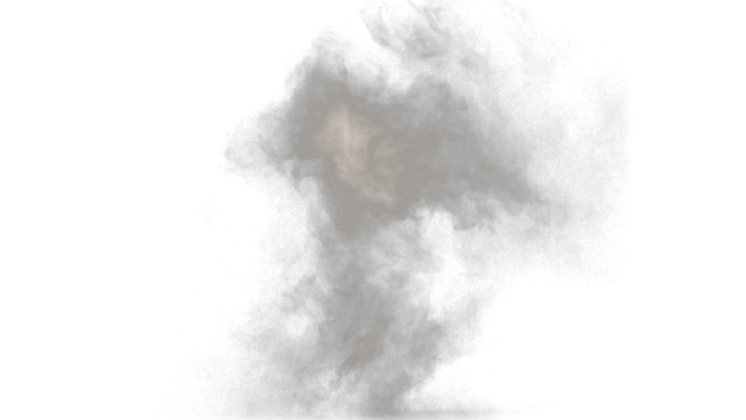 HD VFX of Dust Puff 