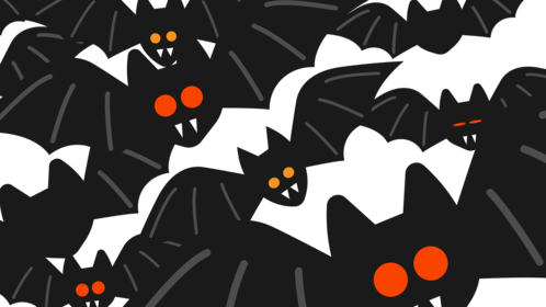 (4K) Animated Bats Transition 1 Effect