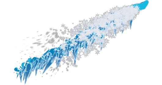(4K) Anime Attack Basic Ice Front Effect