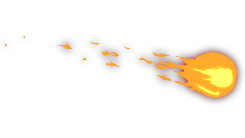 (4K) Anime Fireball Effect