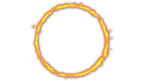 (4K) Anime Fire Ring Effect