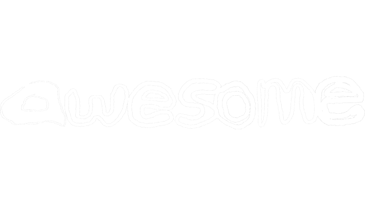 HD VFX of  Awesome Hand Drawn Text