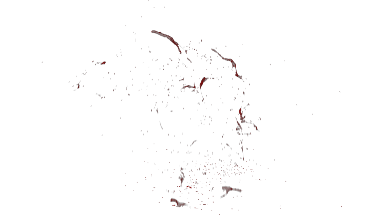 HD VFX of  Blood Burst Grounding  
