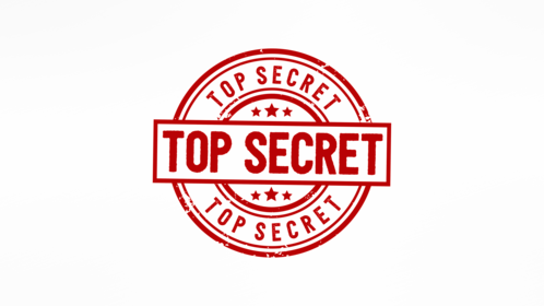 (4K) Circular Stamp Top Secret Effect