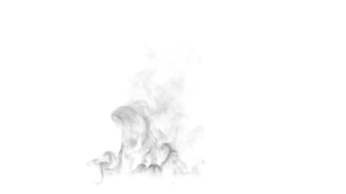 (4K) Dark Smoke Rising with Fade Effect