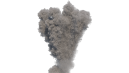 (4K) Dust Burst Explosion 5 Effect