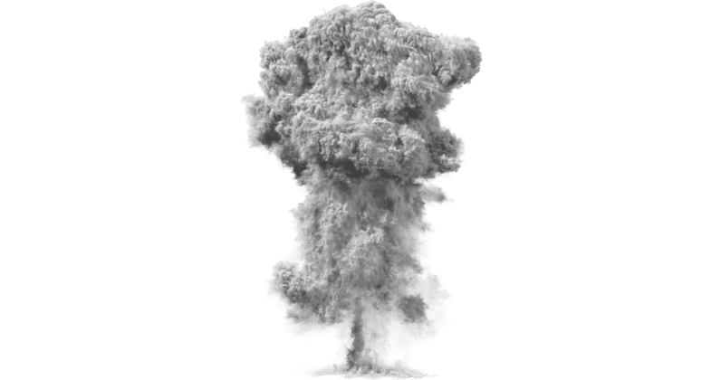 HD VFX of  Dust Column Explosion 